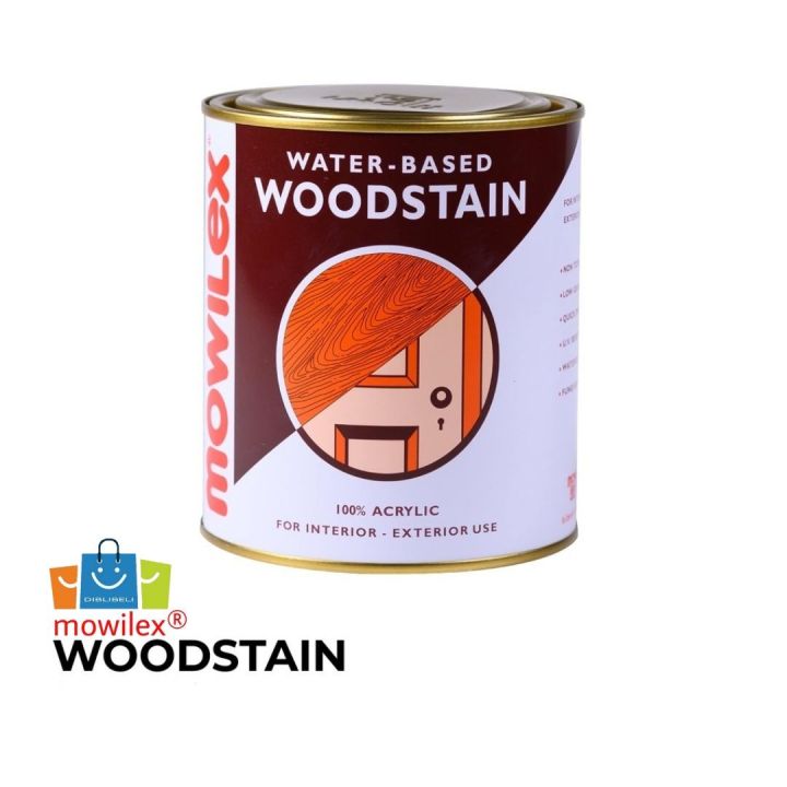 Mowilex Woodstain Water Based Cat Kayu 1 Kg Plitur Cat Kayu Air Politur Kayu Pelitur Air 2261