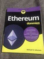 ขายหนังสือสอน Ethereum for dummies อังกฤษทั้งเล่ม ราคาปกเกือบพัน รู้ก่อนตกยุค