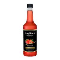 ลองบีชไซรัปสตอเบอร์รี่ ขนาด 740 มล.  LongBeach strawberry size 740 ml.