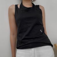 wheremory - Nola cross tank top (black)