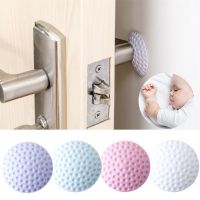 Door Handle Pad Silicone Anti-collision Sticker Silent shock pad door lock protective pad wall stick