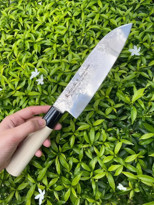 Rough Surface Authentic Japanese Santoku Knife Lazada PH
