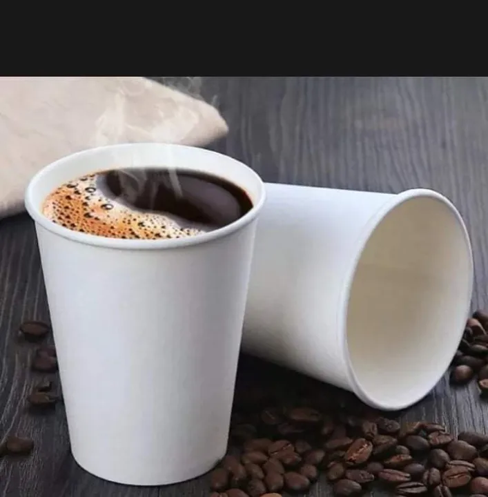 50pcs Paper Coffee Cup disposable paper hot drink beverage cup | Lazada PH