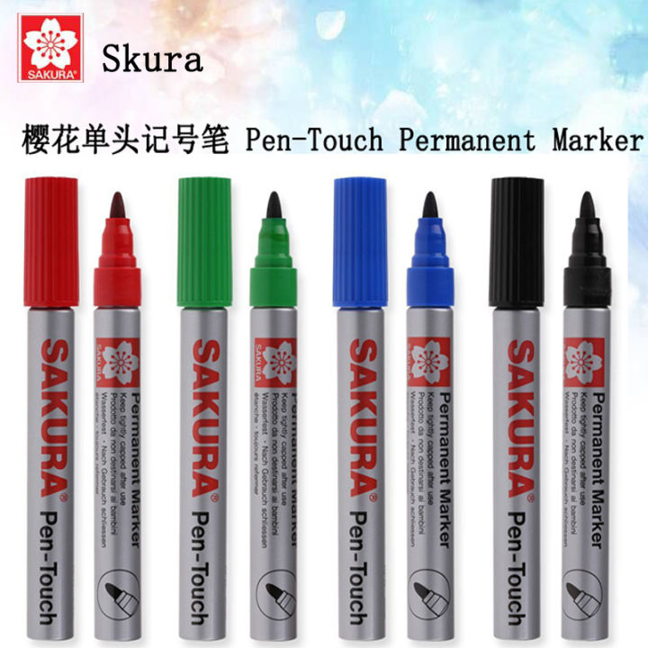 ปากกามาร์กเกอร์แห้งเร็วกันน้ำมันซากุระซากุระซากุระญี่ปุ่น-pen-touch-130ปากกาทำเครื่องหมายอุตสาหกรรม