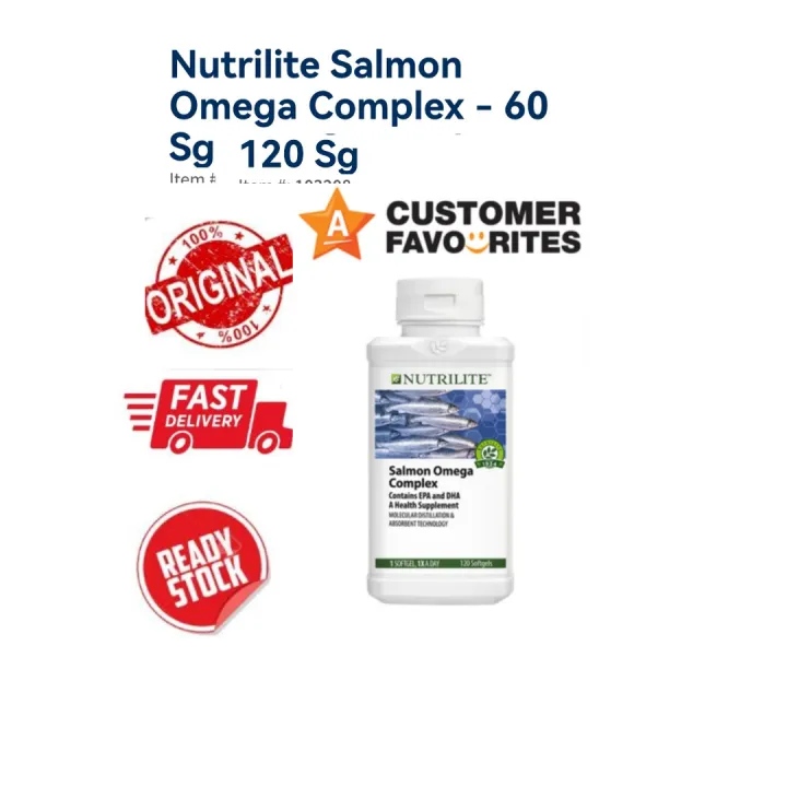 Nutrilite Salmon Omega Complex Sg Sg Lazada