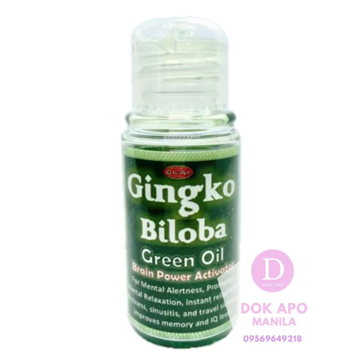 [DOK APO] Gingko Biloba Green Oil For Brain Power Activator & Super ...