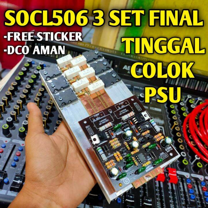 Kit Power Amplifier Socl 506 Plus Final SIAP PAKAI Transistor Toshiba ...