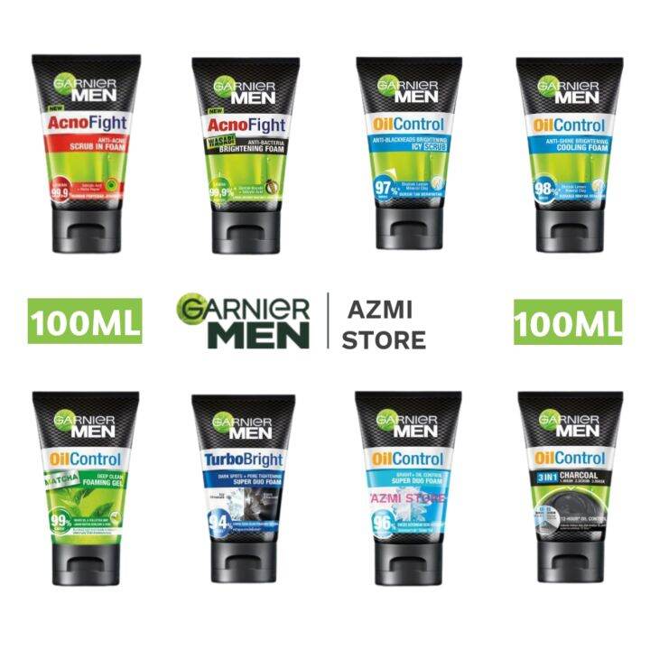 Garnier Men Facial Foam Sabun Wajah Pria Ml Lazada Indonesia