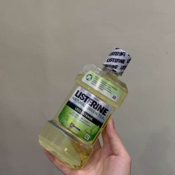 LISTERINE NATURAL GREEN TEA MILD TASTE 250ML Lazada