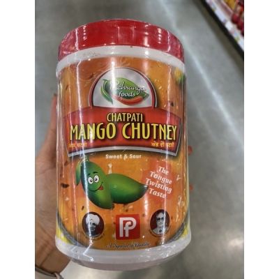 มะม่วงชนิดหวาน ปรุงรส ตรา พัชจรังกาฟู๊ด 1 Kg. Pachranga foods Chatpati Mango Chutney