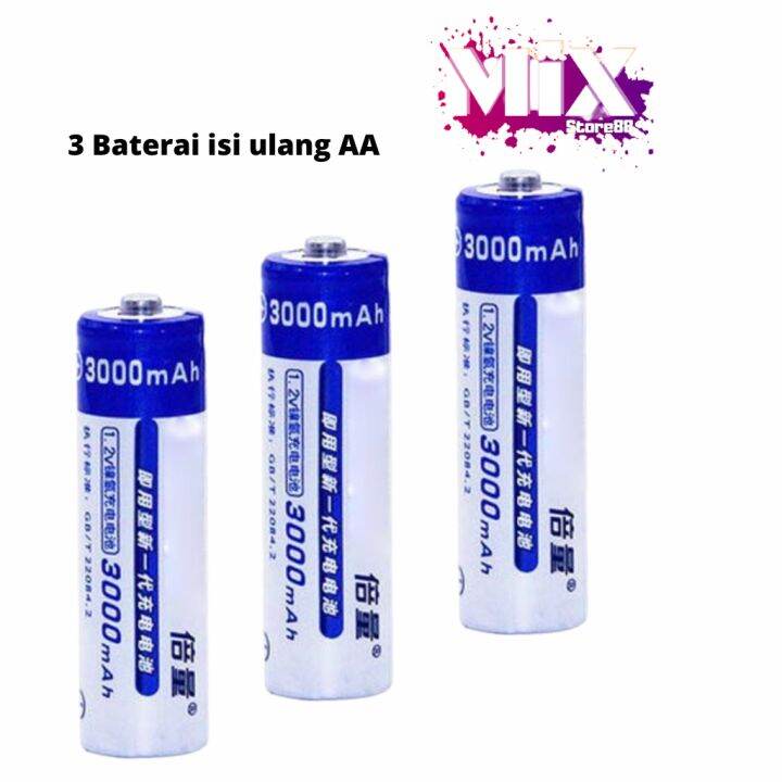 Baterai Alkaline Aa Mah Rechargeable Baterai Aa Bisa Dicas Ulang