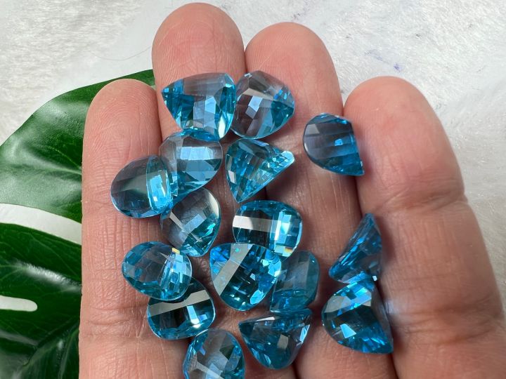 blue-topaz-เพชร-รัสเซีย-เนื้อแข็ง-พลอย-บลูโทแพซ-cz-cubic-zirconia-marquise-blue-topaz-lab-made-100-ราคาเป็น-5-เม็ด-pieces-พลอย-ขนาด-10x10-mm-มิล-17-กะรัต