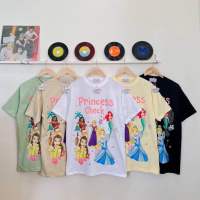 ◕◡◕ LAB SILK ◕◡◕ เสื้อยืด Oversize สกรีนลาย Princess Check ? ลายน่ารักจัดเต็มสุดดๆ~