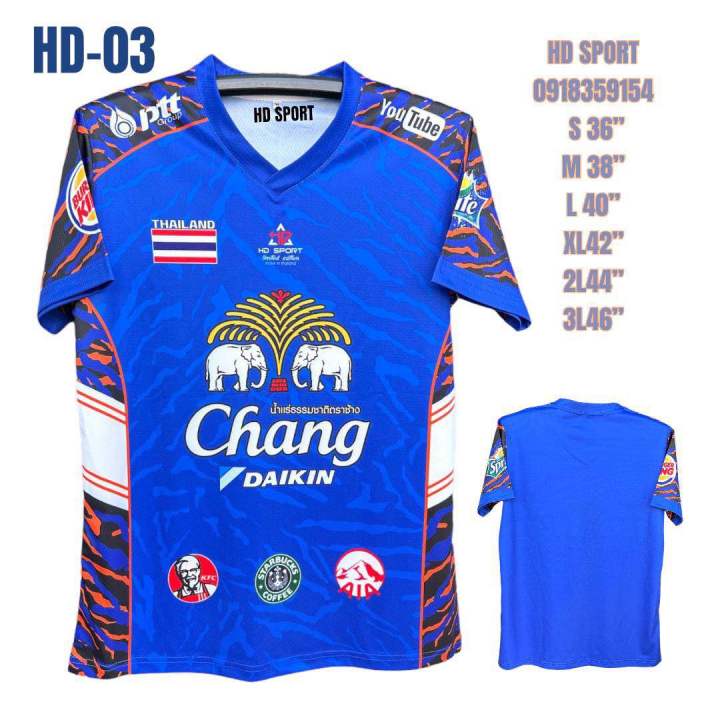 เสื้อกีฬาพิมลาย-hd-03-ตัวใหม่ล่าสุด-คอวีพร้อมส่ง