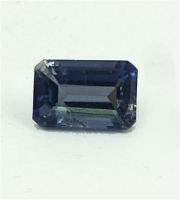 1.35 cts Natural Iolite Gemstone/Loose Purplish Blue Colored Gemstone Genuine Iolite Octagon Shape