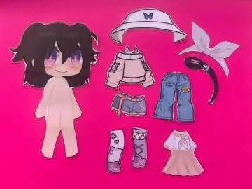 Toca Boca laminated Paper Dolls Chayi