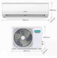 เครื่องปรับอากาศ Hisense 17900btu Inverter ประกันคอม 12ปี อะไหล่ 3ปี  R35 คอยล์ทองแดง