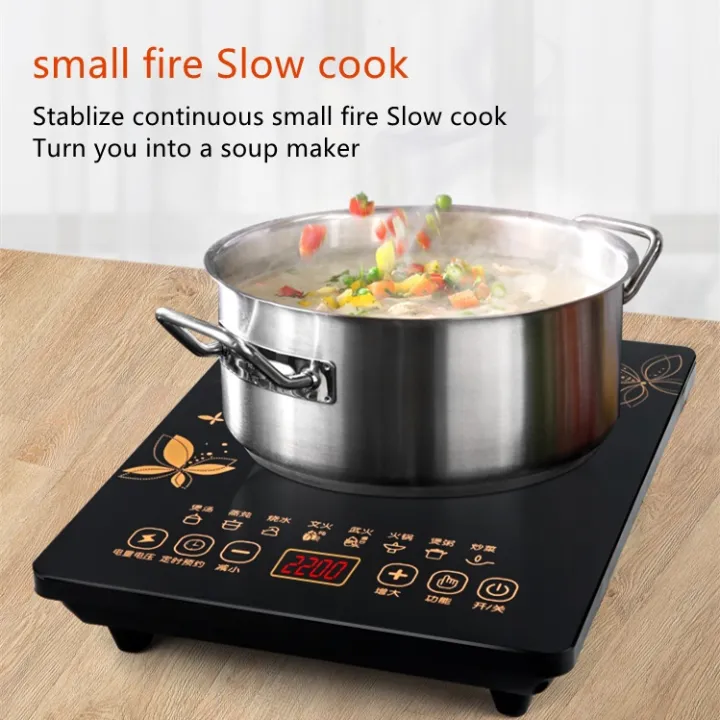 Induction Stove，2000W Portable Induction Cooker Smart Inverter Electric