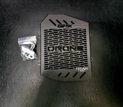 การ์ดหม้อน้ำ ตะแกรงหม้อน้ำ GPX Drone โดรน สีดำ งานสแตนเลส ตรงรุ่น พร้อมยางรองกันหม้อน้ำ และ น็อตติดตั้ง