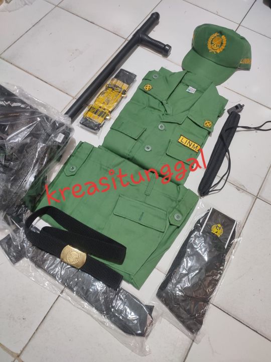 Baju Linmas Satu Set Perlengkapan Linmas Seragam Linmas Lengkap