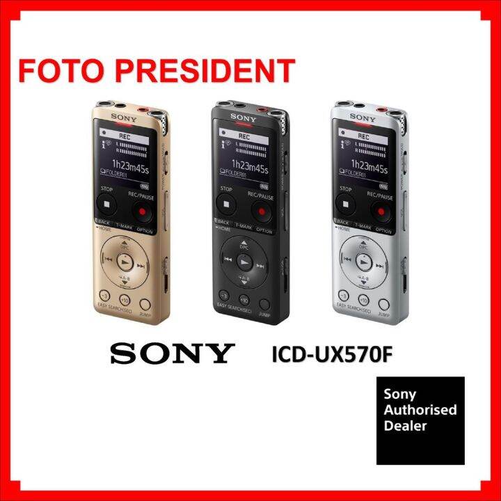 Sony Icd Ux570 Digital Voice Recorder Lazada