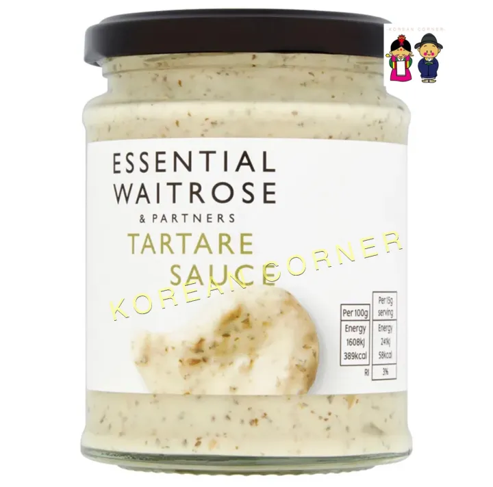 WAITROSE ซอสทาร์ทาร์ สำหรับอาหารทะเล นำเข้าจากอังกฤษ Tartare Sauce for Seafood Lazada.co.th