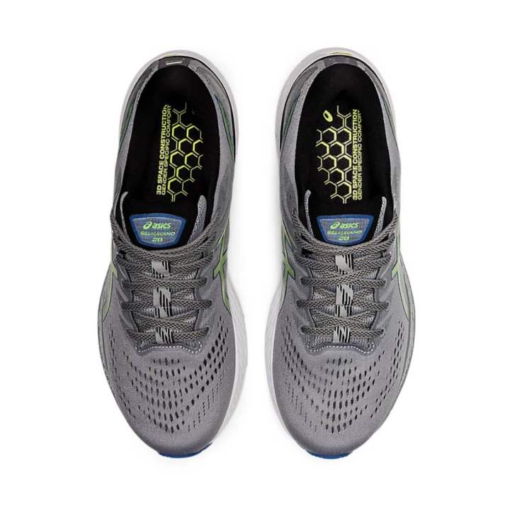 รองเท้าวิ่งชาย-asics-gel-kayano-28-สี-sheet-rock-hazard-green-1011b189-022-ของแท้-จาก-shop