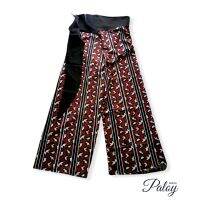 Paloy​ Wrap pants กางเกงผ้าพริ้ว​ๆ​ ลื่นๆ ไม่ต้องรีด สะโพกได้ถึง 42"