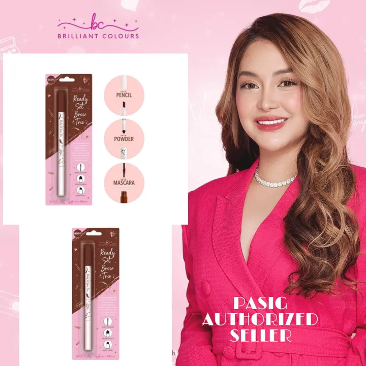 BRILLIANT COLOURS READY SET BROW TRIO(AUTHENTIC) Miss GLenda | Lazada PH