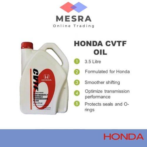 HONDA CVTF OIL 3.5L CONTINUOUSLY VARIABLE TRANSMISSION FLUID GEAR OIL