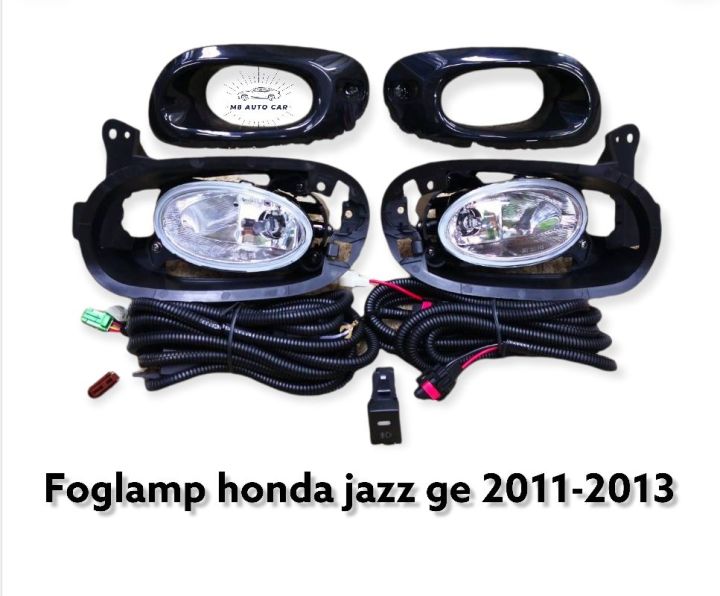 ไฟตัดหมอก honda jazz ge 2011 2012 2013 no top ไฟสปอร์ตไลท์ ฮอนด้า แจ๊ส foglamp honda jazz ge no top model 2011-2013