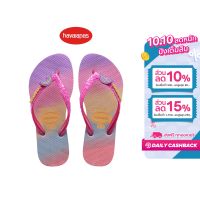 HAVAIANAS รองเท้าแตะเด็ก Kids Slim Glitter II PINK LEMONADE/FLUX PINK รุ่น41469762139PIXX (รองเท้า รองเท้าแตะ รองเท้าเด็ก)