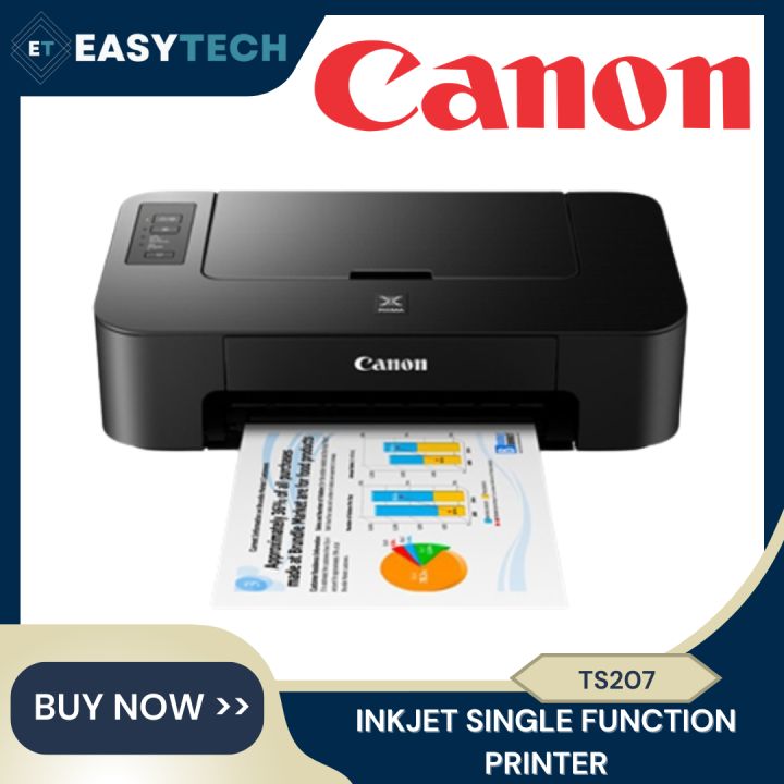 Easytech Canon Pixma Ts207 Inkjet Single Function Printer Lazada Ph 0957