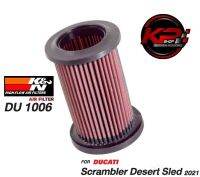 กรองอากาศ K&amp;N DU 1006 FOR DUCATI Scrambler Desert Sled