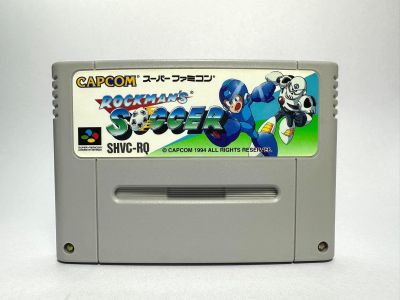 ตลับแท้ Super Famicom (japan)  Rockman’s soccer