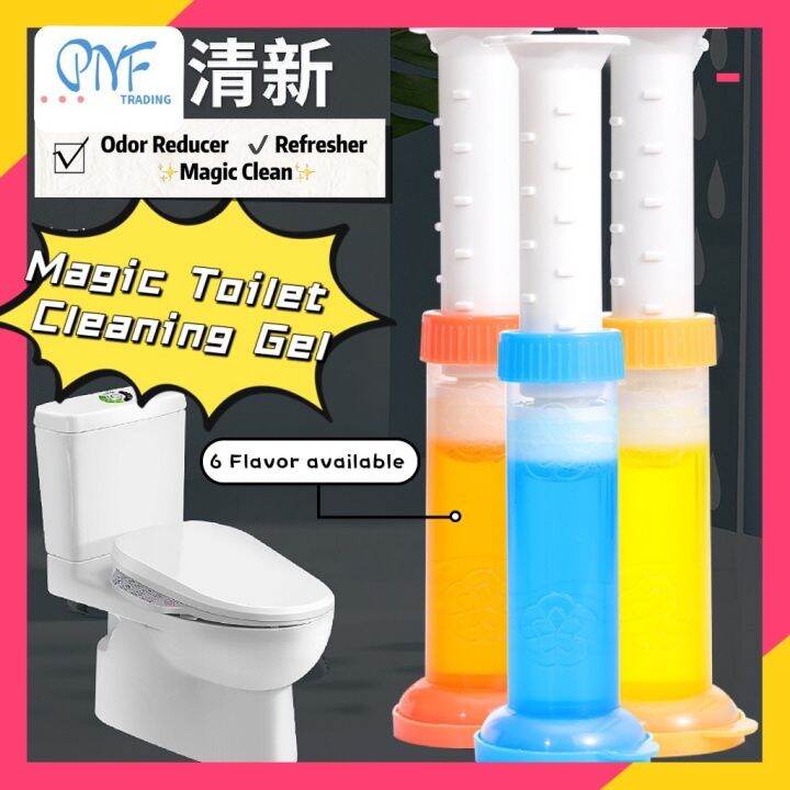 Magic Toilet Bowl Cleaner Flush Perfume Toilet Bowl Gel Pewangi Tandas