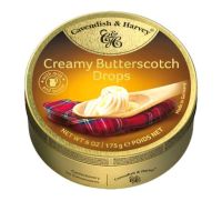 Cavendish &amp; Harvey ลูกอมกลิ่น Creamy Butterscotch Drops สินค้านำเข้า