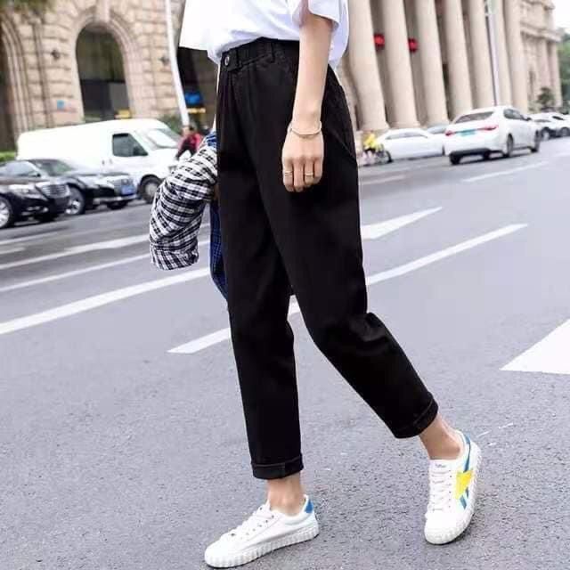 QWANG Army Green 2023 New Spring And Summer Women's Fashion Casual Solid  Color Drawstring Jeans Overalls Sports Pants - Walmart.com