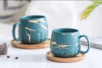 "พร้อมส่ง" ceramic​ cup​ set(gold​green)​ ชุดถ้วยกาแฟเซรามิค​ ชุดแก้วกาแฟ​ ชุดแก้วชา​ ชุดถ้วยชาเซรามิค​ แก้วเซรามิคลายหินอ่อน​ ถ้วยกาแฟลายหินอ่อน​ แก้วลายหินอ่อน​ แก้วสีเขียวลายหินอ่อน​ ชุดแก้วหินอ่อนลายทอง