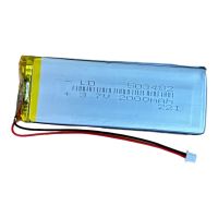 503482 Navigator speaker 2000mAh 3.7v battery แบตเตอรี่ลำโพง mp3 กล้องติดรถยนต์