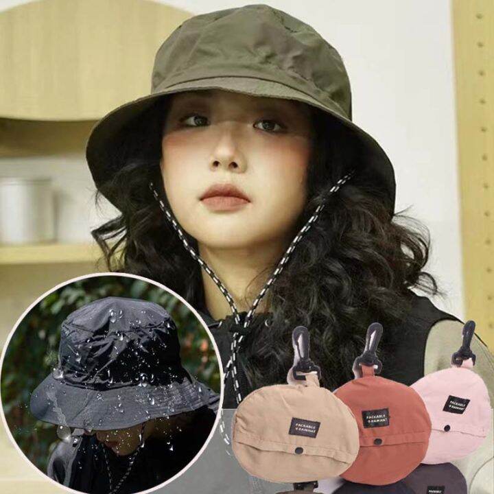 Waterproof Fisherman Hat Women Summer Sun AntiUV Protection Camping