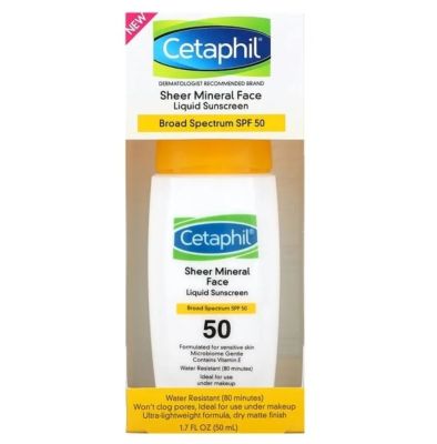 Cetaphil Sheer MineralFace

Liquid Sunscreen SPF 50, 50

ml ของแท้นำเข้าจากอเมริกา

ราคา 899 บาท