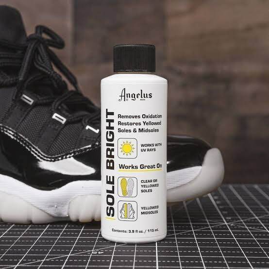 Angelus sole bright น้ำยาขจัดคราบเหลืองยางพื้นรองเท้า Lazada.co.th