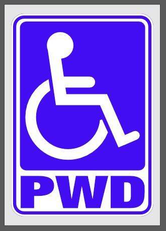 PWD A4 SIZE STICKER | Lazada PH