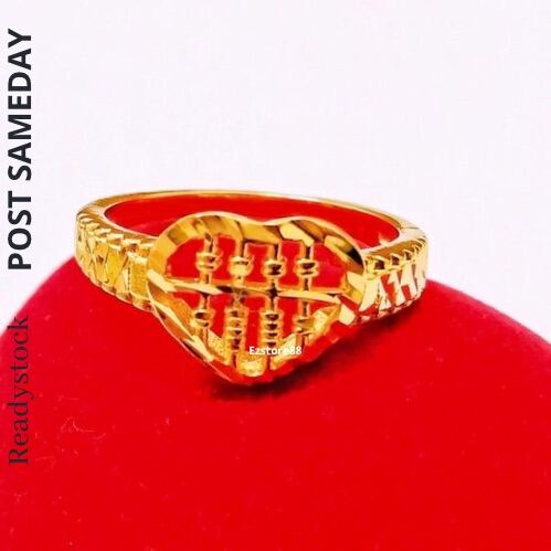 COP 916 CINCIN EMAS SADUR 24K PERSIS OR SEMPOA LOVE RING