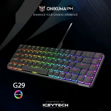 ONIKUMA G27 Wired 104-Keys Backlit Mechanical Gaming Keyboard – Onikuma  Gaming