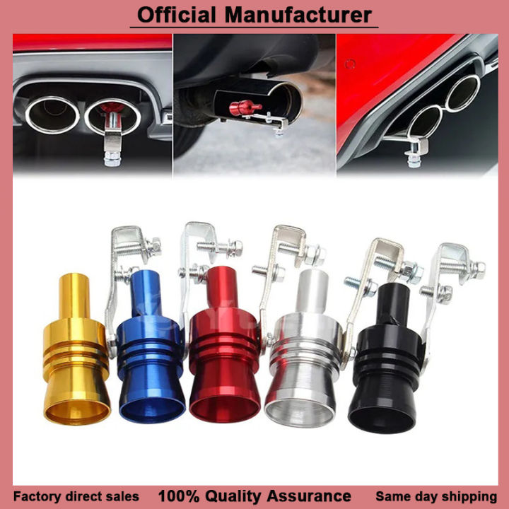 Car Tuning Sonic Imitator Aluminum Turbo Whistle Sound Simulator Exhaust Sounders Tailpipe