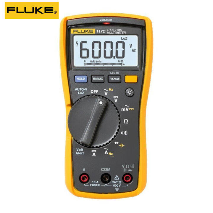 Fluke 117C Digital Multimeter, NonContact AC Voltage Detection