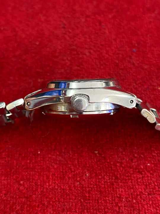 seiko5-17-jewels-automatic-ตัวเรือนสแตนเลส-นาฬิกาผู้หญิง-มือสองของแท้