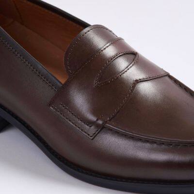 MARS PEOPLES - PENNY LOAFERS NO.2 สี น้ำตาลเข้ม